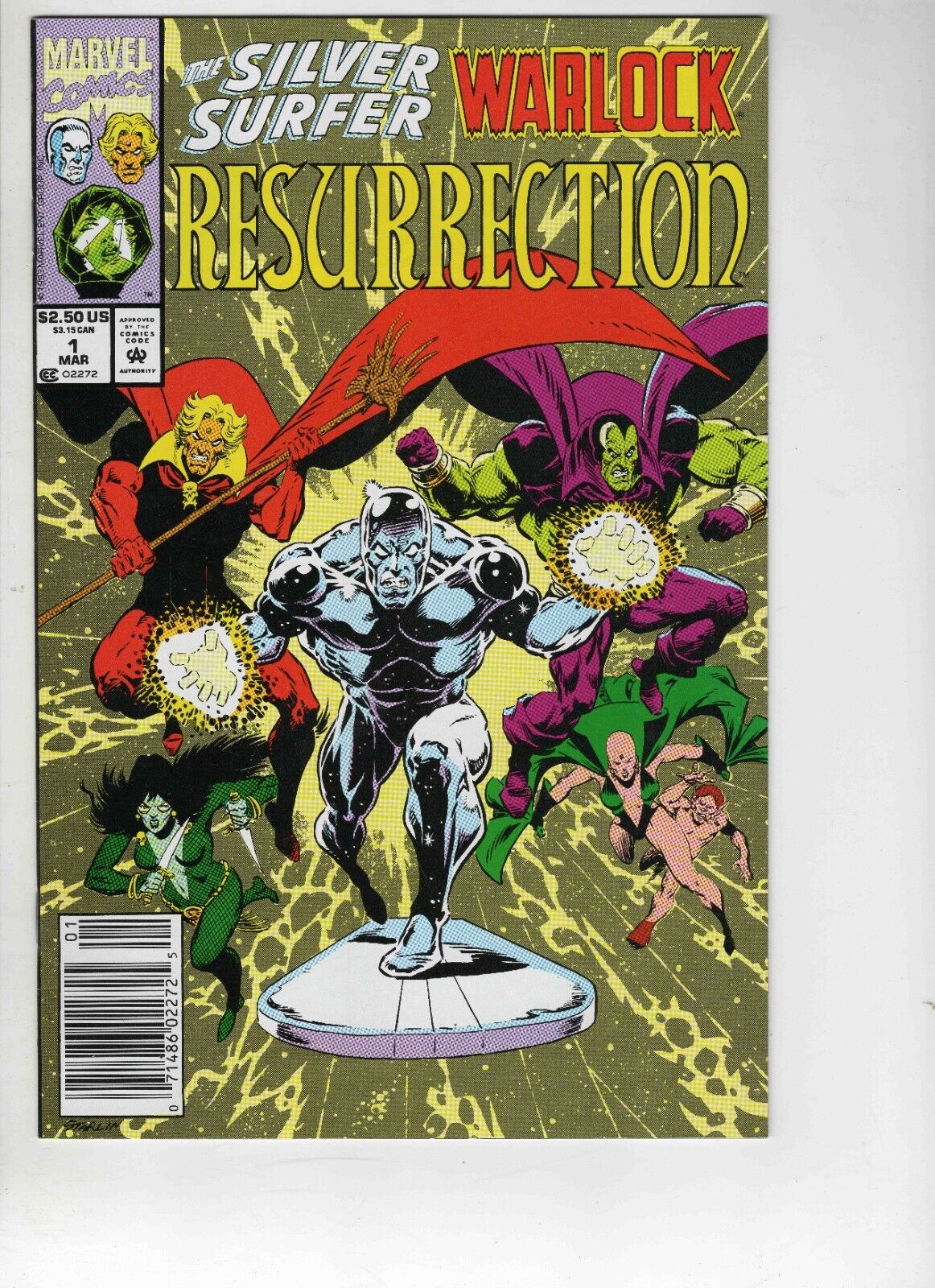 Silver Surfer Warlock Resurrection #1 1993 Marvel Comics