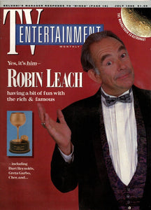 VINTAGE July 1989 TV Entertainment Magazine Robin Leach No Label