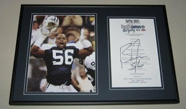 Bradie James Signed Framed 12x18 Photo Display Cowboys