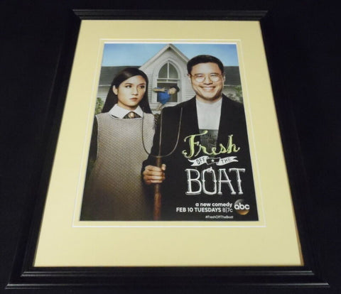 Fresh Off the Boat 2014 ABC Framed 11x14 ORIGINAL Advertisement 