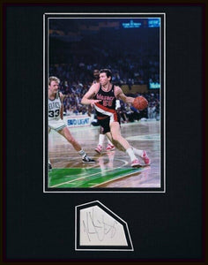 Kiki Vandeweghe Signed Framed 11x14 Photo Display Blazers Knicks