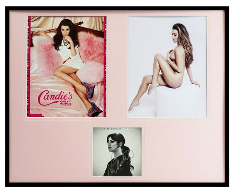 Lea Michele Signed Framed 16x20 Photo Display Glee Scream Queens Candie's