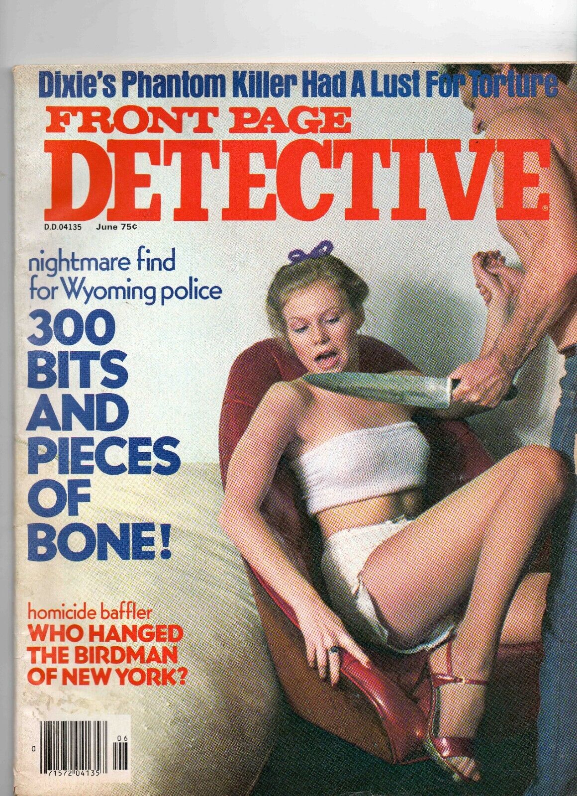 VINTAGE June 1978 Front Page Detective Magazine GGA