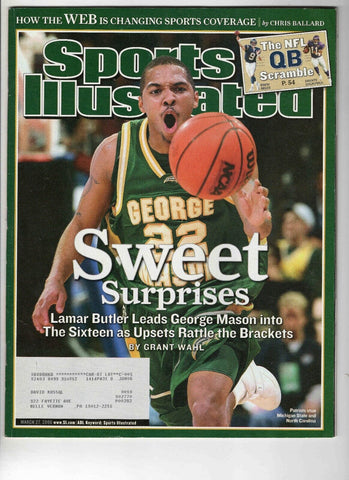 Mar 27 2006 Sports Illustrated Magazine George Mason Lamar Butler