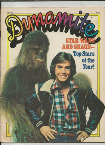 ORIGINAL Vintage 1983 Dynamite Magazine #44 Shaun Cassidy + Chewbacca