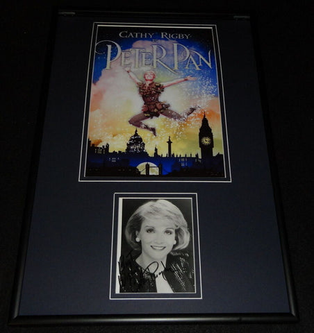 Cathy Rigby Signed Framed 12x18 Photo Display JSA Peter Pan