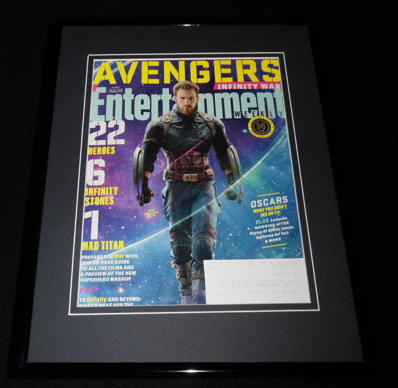 Avengers Infinity War Framed 11x14 ORIGINAL 2018 Entertainment Weekly Cover 