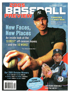 2005 Beckett Baseball Preview Magazine Randy Johnson Pedro Martinez