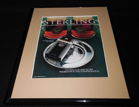 1984 Sterling Special Blend Cigarettes Framed ORIGINAL Vintage Advertisement 