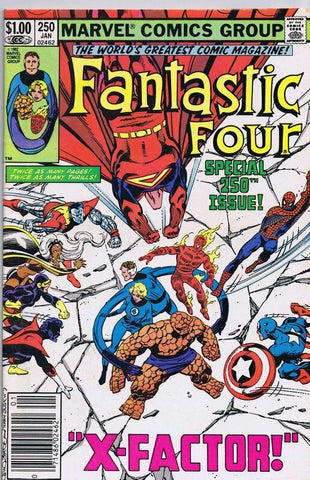 Fantastic Four #250 ORIGINAL Vintage 1983 Marvel Comics Newsstand 