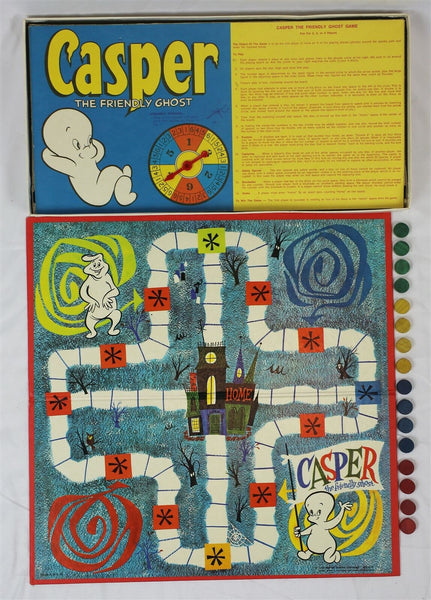 VINTAGE 1959 Milton Bradley Casper the Friendly Ghost Board Game