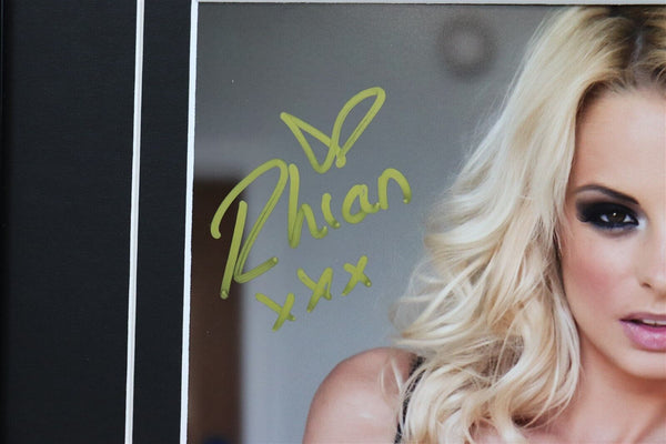 Rhian Sugdan Signed Framed 11x14 Photo Display AW 