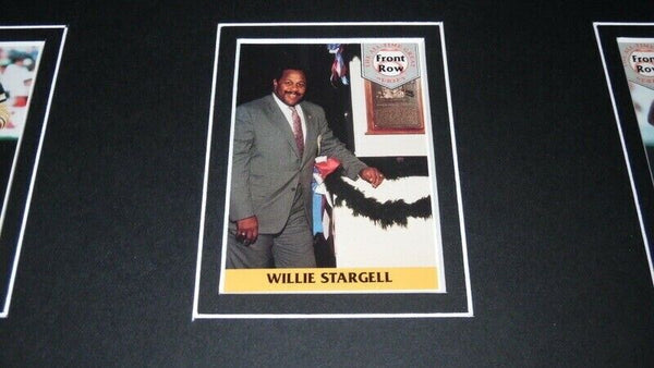 Willie Stargell Framed 16x20 Photo & Card Set Display Pittsburgh Pirates