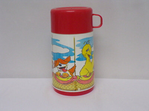 ORIGINAL Vintage 1983 Sesame Street Plastic Thermos Bert Ernie Big Bird