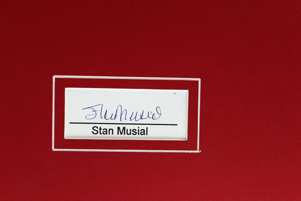 Stan Musial Signed Framed 16x20 Photo Display PSA/DNA St Louis Cardinals