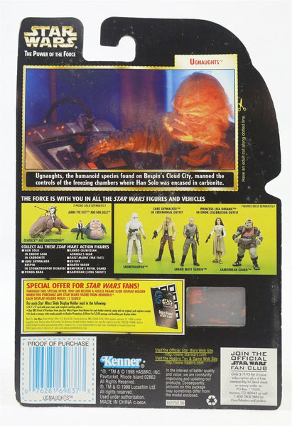 VINTAGE SEALED 1998 Star Wars POTF Ugnaughts Freeze Frame Action Figure