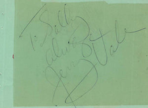 Jerry Vale Signed Vintage Album Page