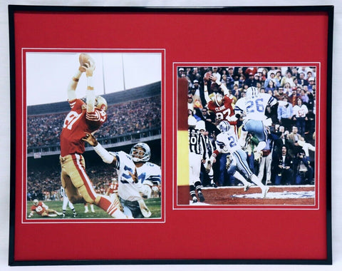 Dwight Clark The Catch Framed 16x20 Photo Display 49ers vs Cowboys