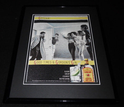 1990 Gordon's Gin 11x14 Framed ORIGINAL Vintage Advertisement 