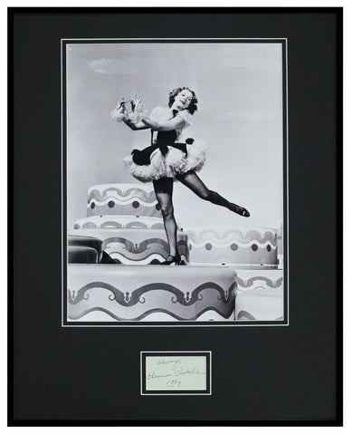 Eleanor Powell Signed Framed 16x20 Photo Display