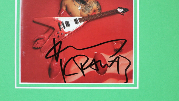 Lenny Kravitz Signed Framed 16x20 Photo + Baptism CD Display