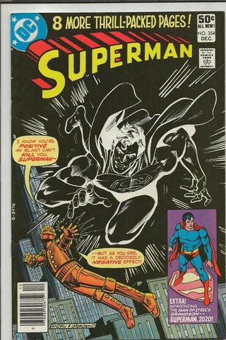 Superman #354 ORIGINAL Vintage 1980 DC Comics