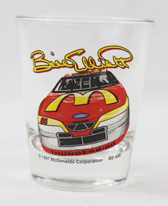 VINTAGE 1997 Bill Elliott McDonald's Car Shot Glass