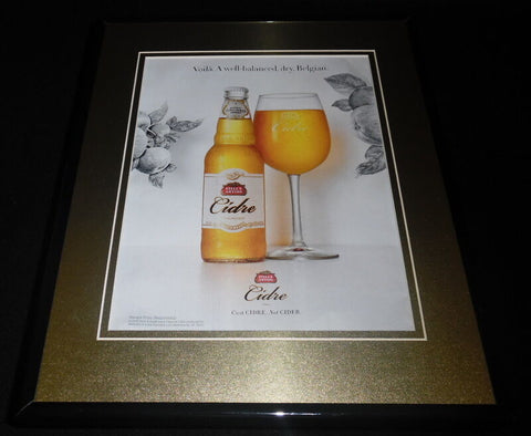 2016 Stella Artois Cidre 11x14 Framed ORIGINAL Advertisement B