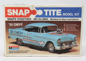 VINTAGE Snap Tite '55 Chevy Model Kit 1:32 Scale - 2 Cars in Lot