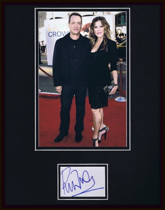 Rita Wilson Signed Framed 11x14 Photo Display JSA w/ Tom Hanks