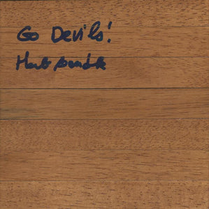 Coach Herb Sendek Signed 6x6 Floorboard Arizona State Go Devils Inscription