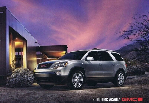 ORIGINAL Vintage 2010 GMC Acadia Sales Brochure Book