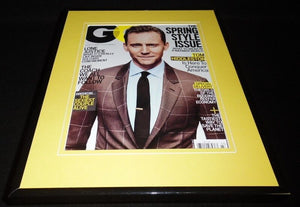 Tom Hiddleston 11x14 Framed ORIGINAL 2017 GQ Magazine Cover Thor Avengers