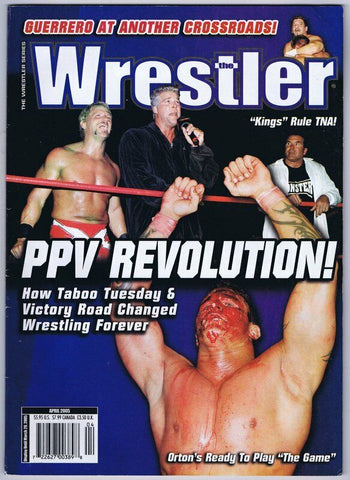 ORIGINAL Vintage April 2005 The Wrestler Magazine PPV Revolution!