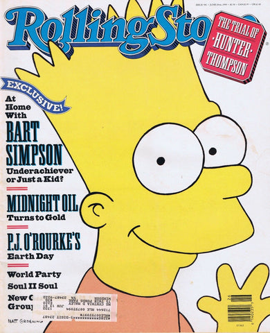 ORIGINAL Vintage Jun 28 1990 Rolling Stone Magazine #581 Bart Simpson