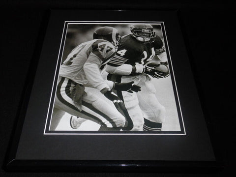 Walter Payton Framed 11x14 Photo Display Bears vs Rams