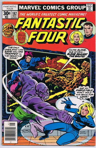 Fantastic Four #182 ORIGINAL Vintage 1977 Marvel Comics The Brute Negative Zone