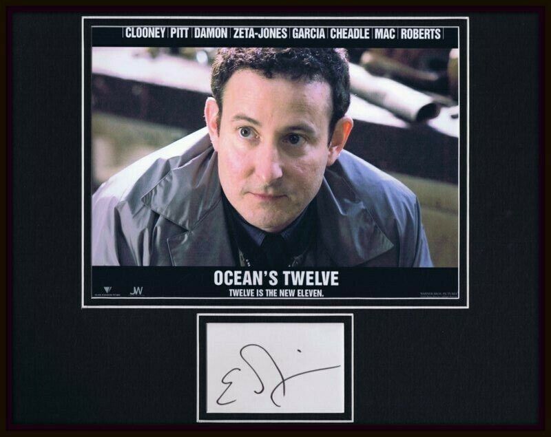 Eddie Jemison Signed Framed 11x14 Photo Display Ocean's 12