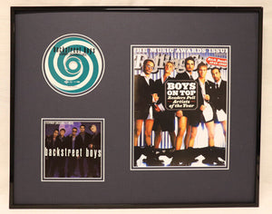 Backstreet Boys Framed 16x20 CD & Rolling Stone Cover Display