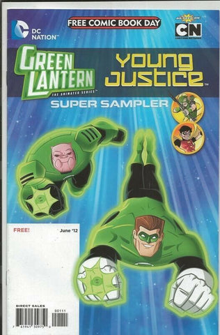 Green Lantern Young Justice / Superman FCBD ORIGINAL Vintage 2012 DC Comics 