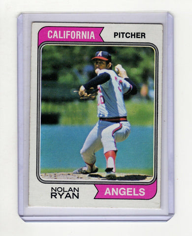 Nolan Ryan 1974 Topps #20 Card Angels