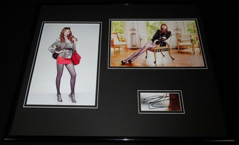 Karen Gillan Signed Framed 16x20 Photo Set JSA Dr Who GOTG Selfie