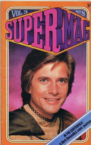 ORIGINAL Vintage 1979 SuperMag Magazine Vol 3 #8 Dirk Benedict Battlestar