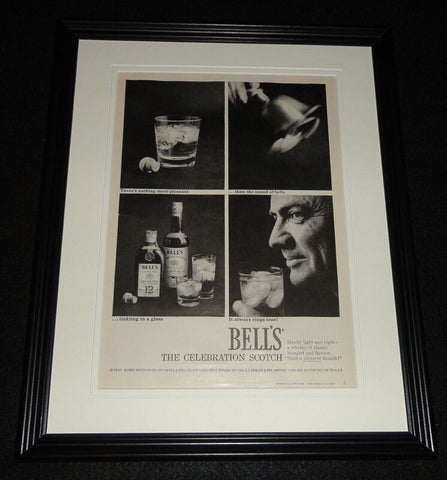 1958 Bell's Celebration Scotch 11x14 Framed ORIGINAL Vintage Advertisement C