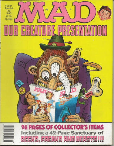 ORIGINAL Vintage Fall 1990 Mad Magazine Super Special