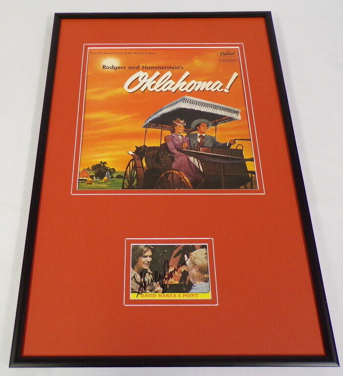 Shirley Jones Signed Framed 12x18 Oklahoma! Poster Display