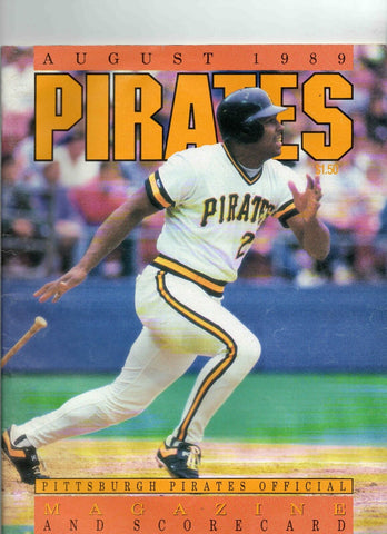 VINTAGE 1989 Pittsburgh Pirates Montreal Expos Program Scored