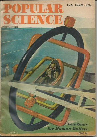 ORIGINAL Vintage February 1948 Popular Science Magazine