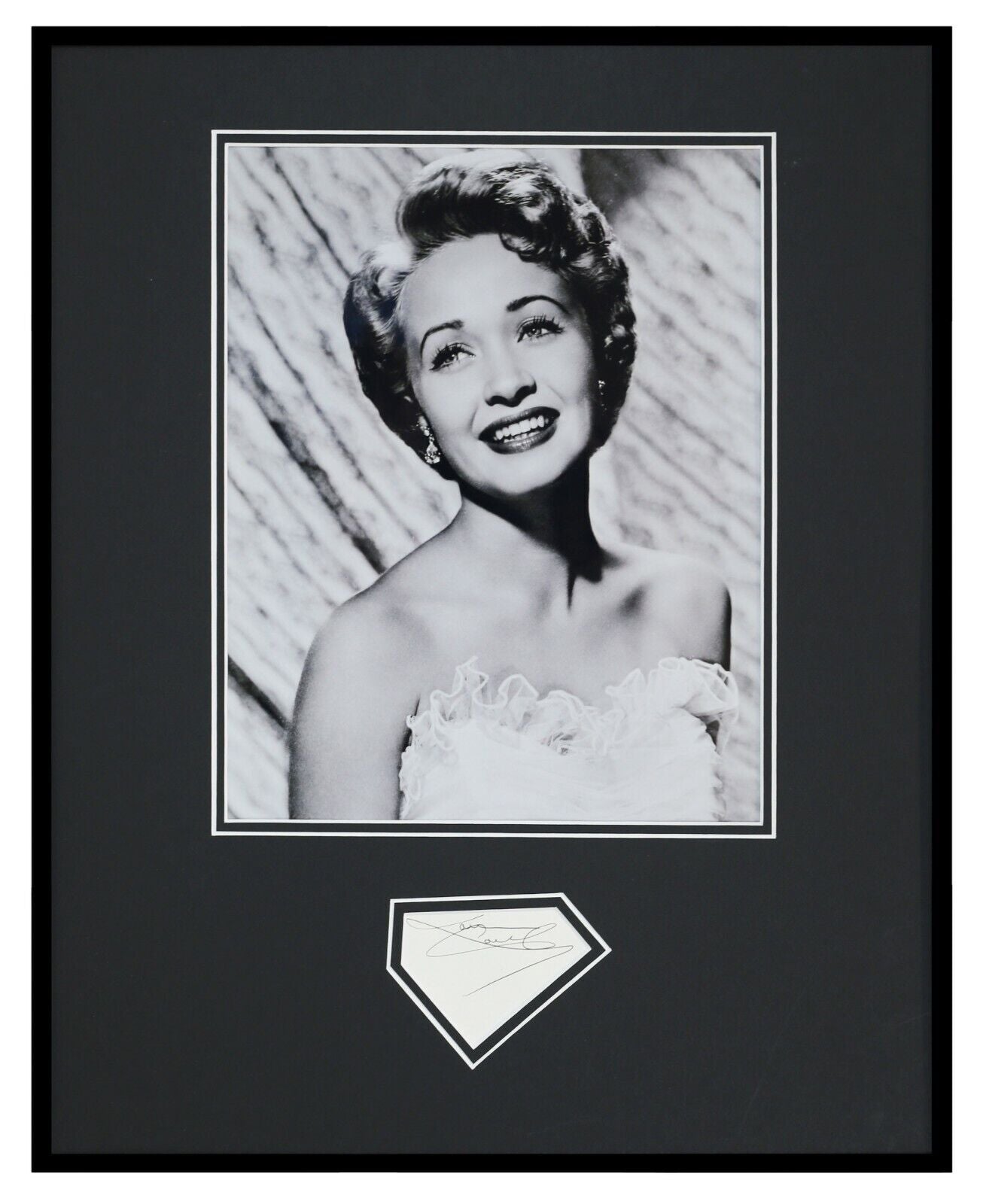 Jane Powell Signed Framed 16x20 Photo Display 