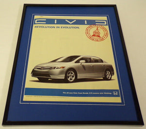 2006 Honda Civic Framed 11x14 ORIGINAL Advertisement 